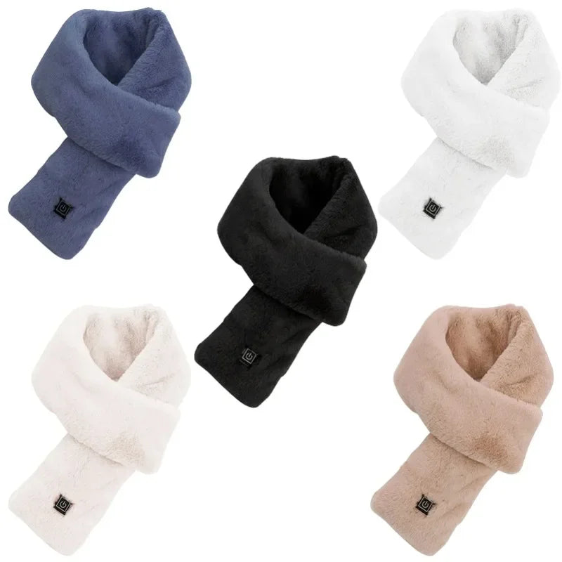 Écharpe Chauffante d’Hiver USB – Température Réglable 3 Niveaux