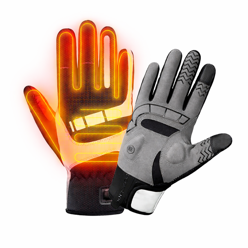 Gants Chauffants USB Vélo Hiver – Tactiles & Coupe-Vent