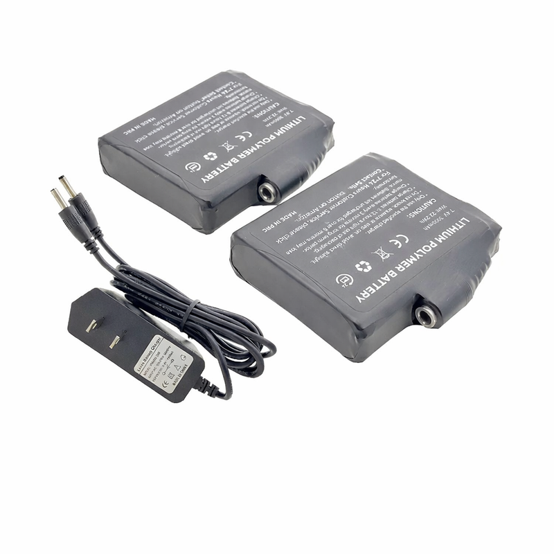 Packs Batterie Li-Polymère pour Chaussettes Chauffantes – 7,4V 3000mAh ou 5V 5000mAh