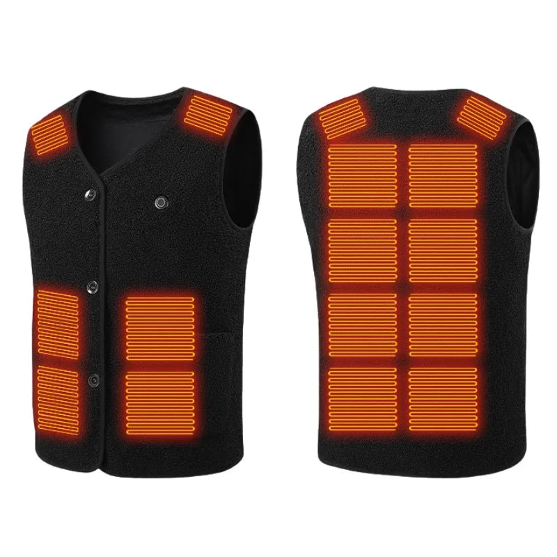 Gilet Chauffant USB 16 Zones – Homme & Femme