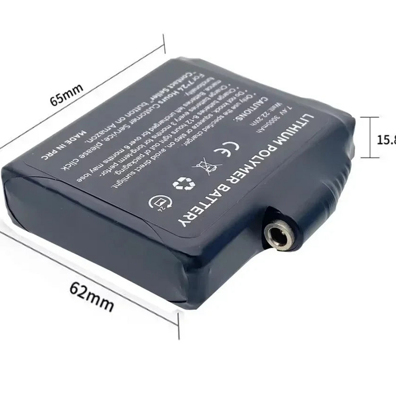 Packs Batterie Li-Polymère pour Chaussettes Chauffantes – 7,4V 3000mAh ou 5V 5000mAh